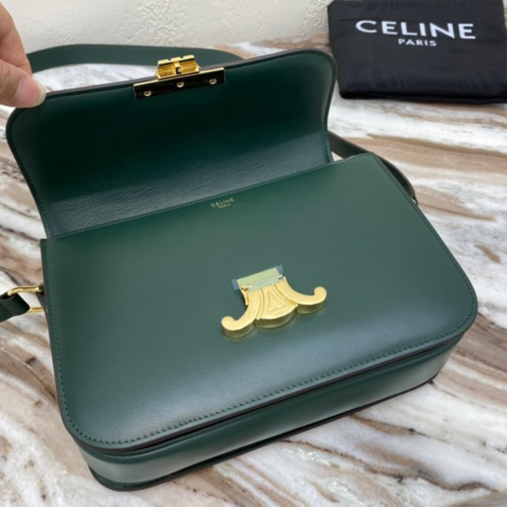 CELINE CLASSIQUE TRIOMPHE BAG IN CALFSKIN 187363