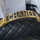 BOY CHANEL FLAP BAG WITH HANDLE A94805 B13694 94305