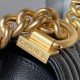 BOY CHANEL FLAP BAG WITH HANDLE A94805 B13694 94305