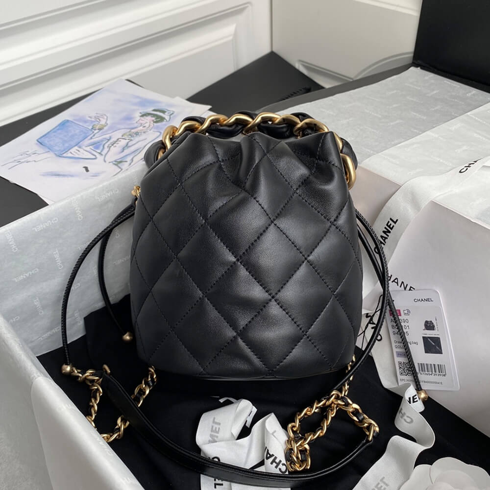 CHANEL Drawstring Bag AS2390