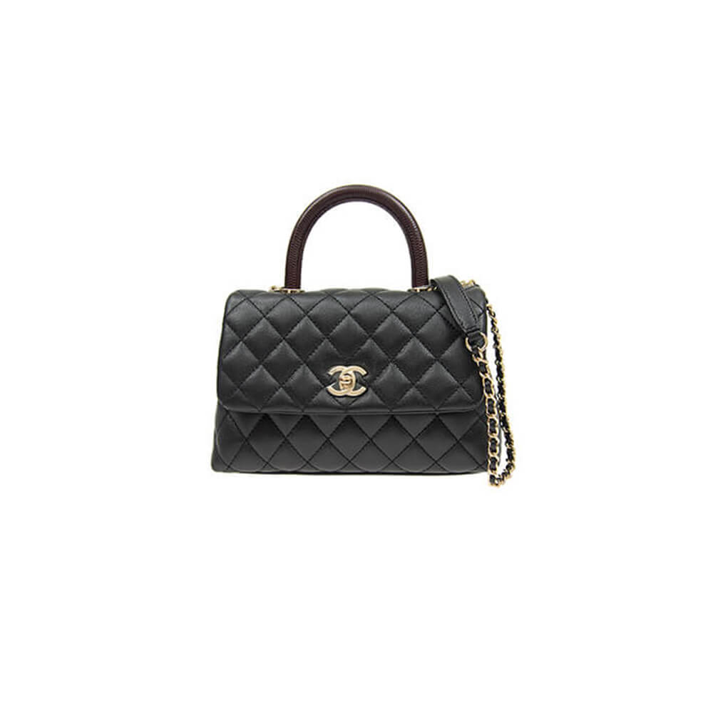 Chanel Coco handle flap shoulder bag Mini AS2215