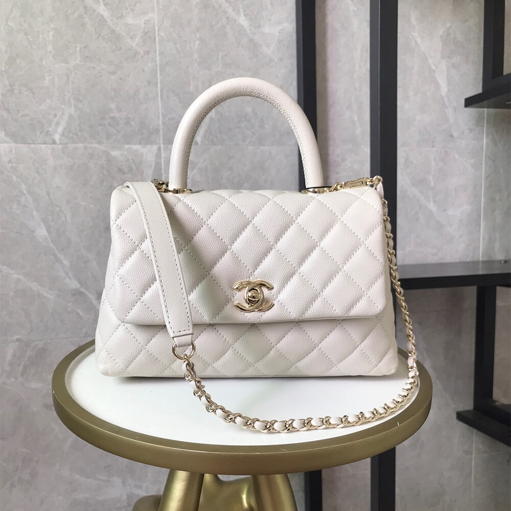 Chanel Coco handle flap shoulder bag PM A92990