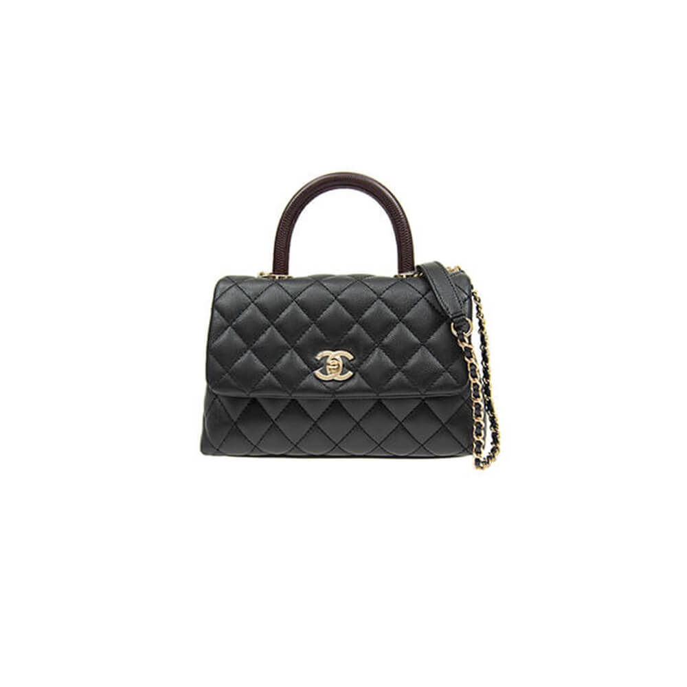 Chanel Coco handle flap shoulder bag PM A92990