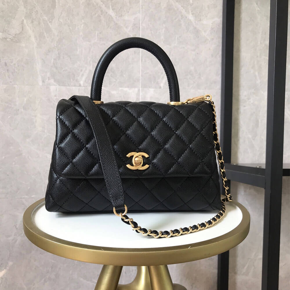 Chanel Coco handle flap shoulder bag PM A92990