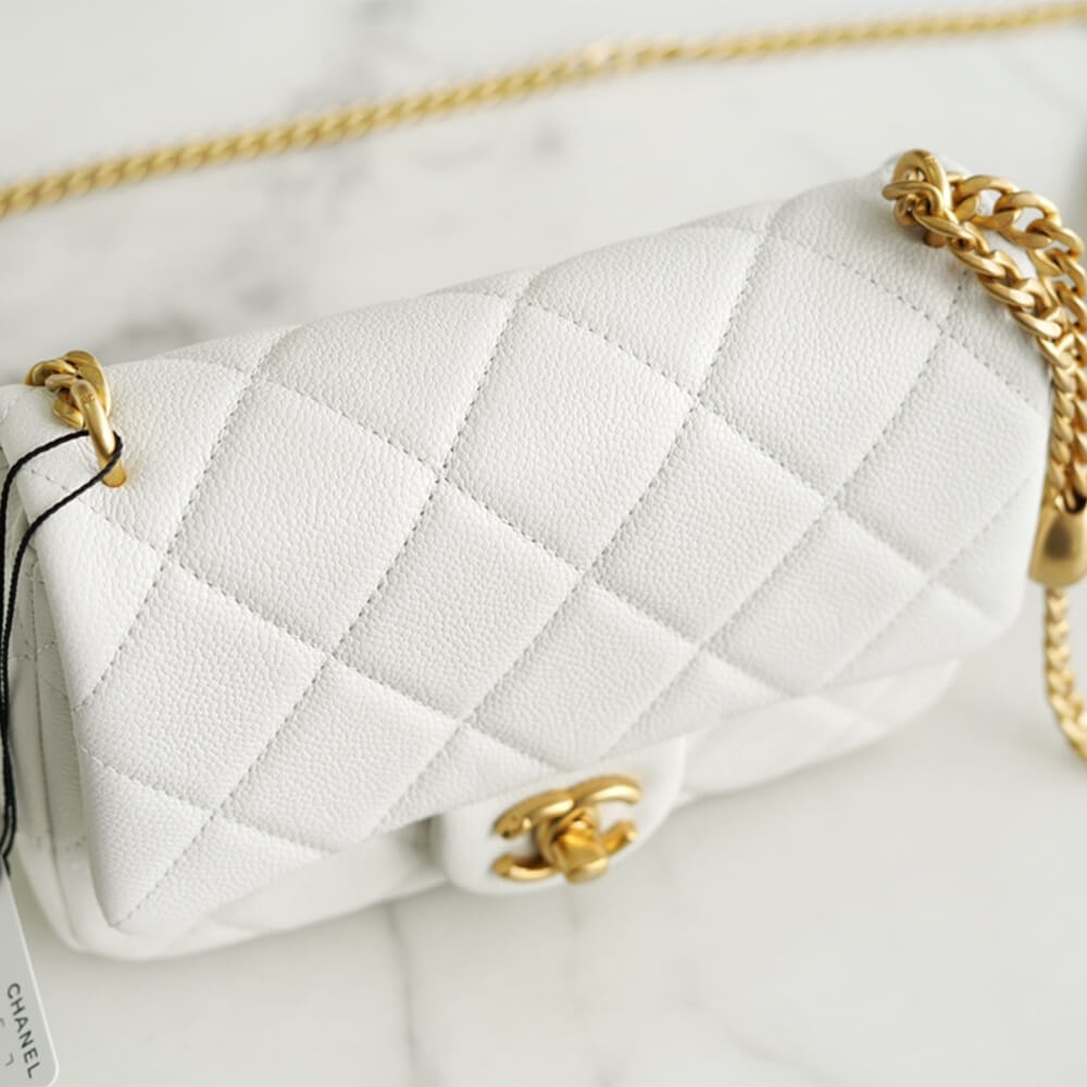 Chanel Love Gold Ball Chain Shoulder Bag 