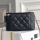 Chanel long box cosmetic bag 