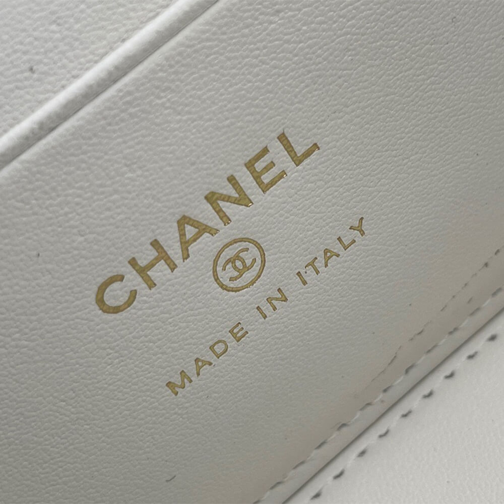 Chanel long box cosmetic bag 