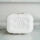 Chanel small gold ball makeup bag 