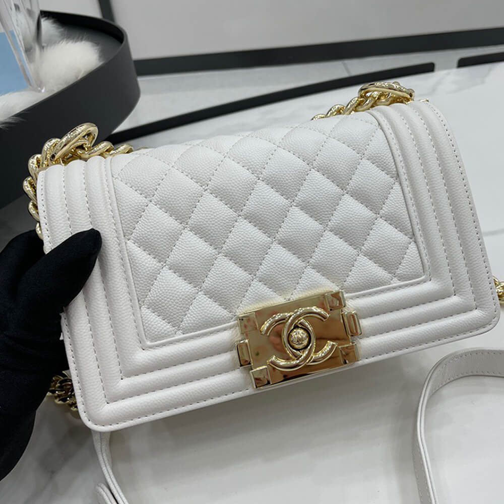 SMALL BOY CHANEL HANDBAG A67085 B05839 10601