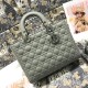 DIOR LARGE LADY DIOR BAG 