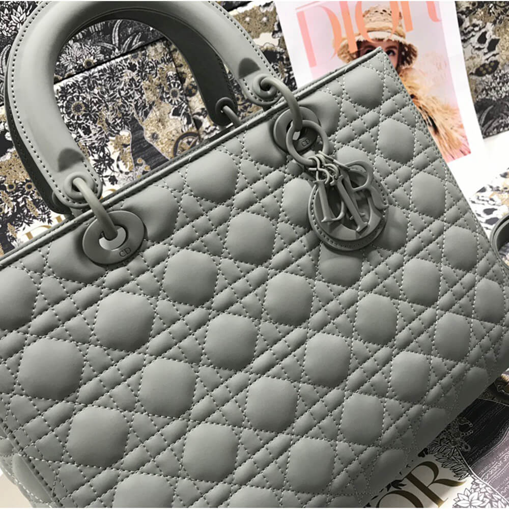 DIOR LARGE LADY DIOR BAG 