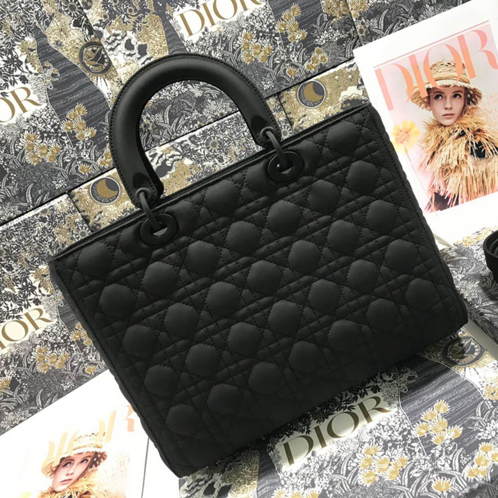 DIOR LARGE LADY DIOR BAG 