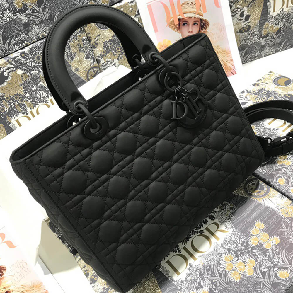 DIOR LARGE LADY DIOR BAG 