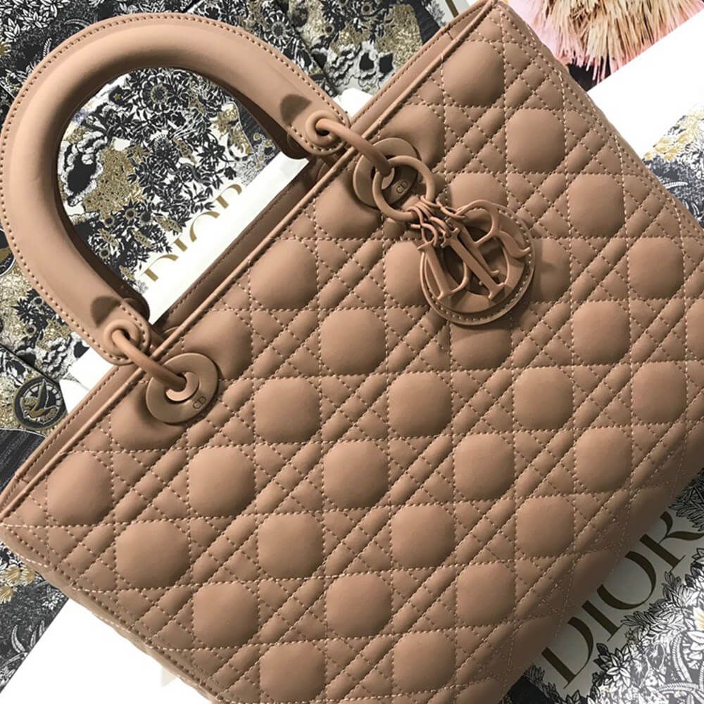 DIOR LARGE LADY DIOR BAG 