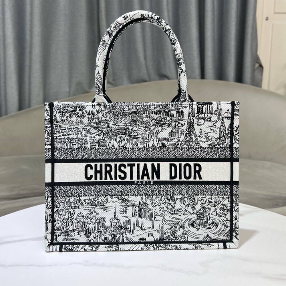 Medium Dior Book Tote M1296ZEGI_M933