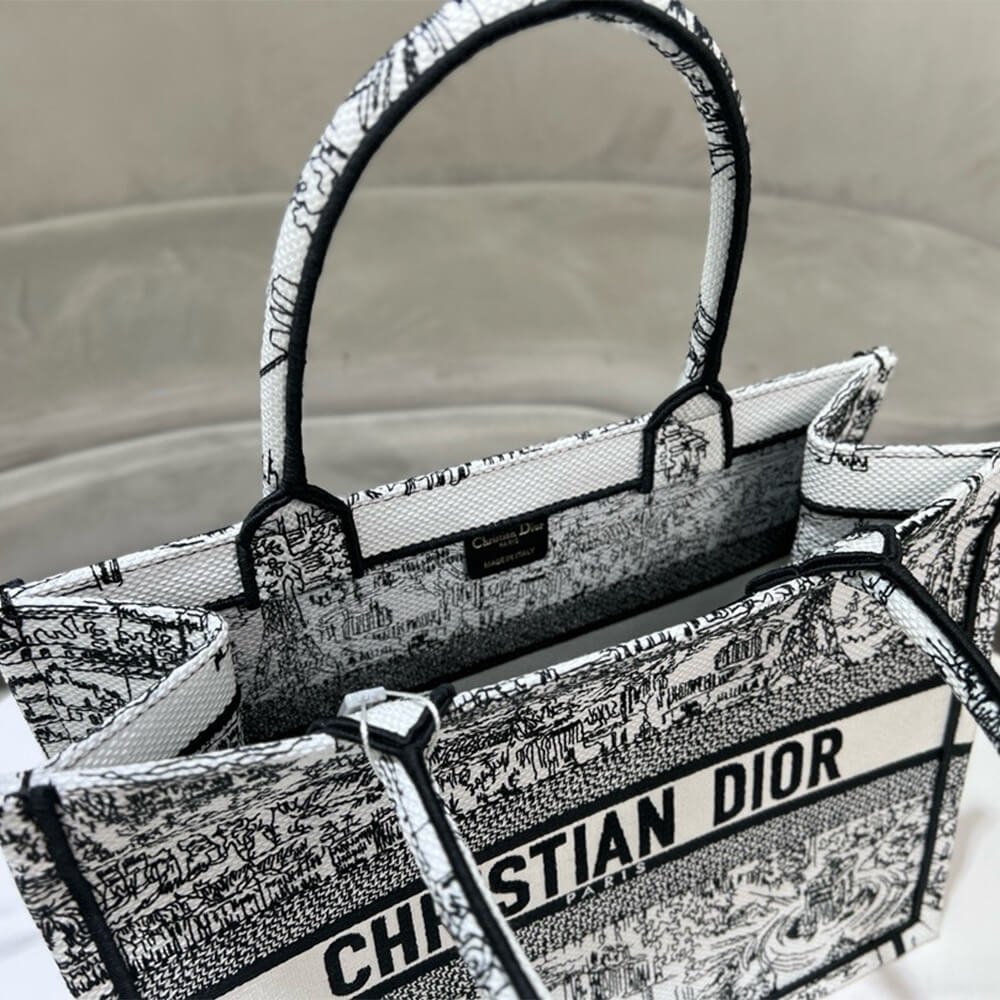 Medium Dior Book Tote M1296ZEGI_M933