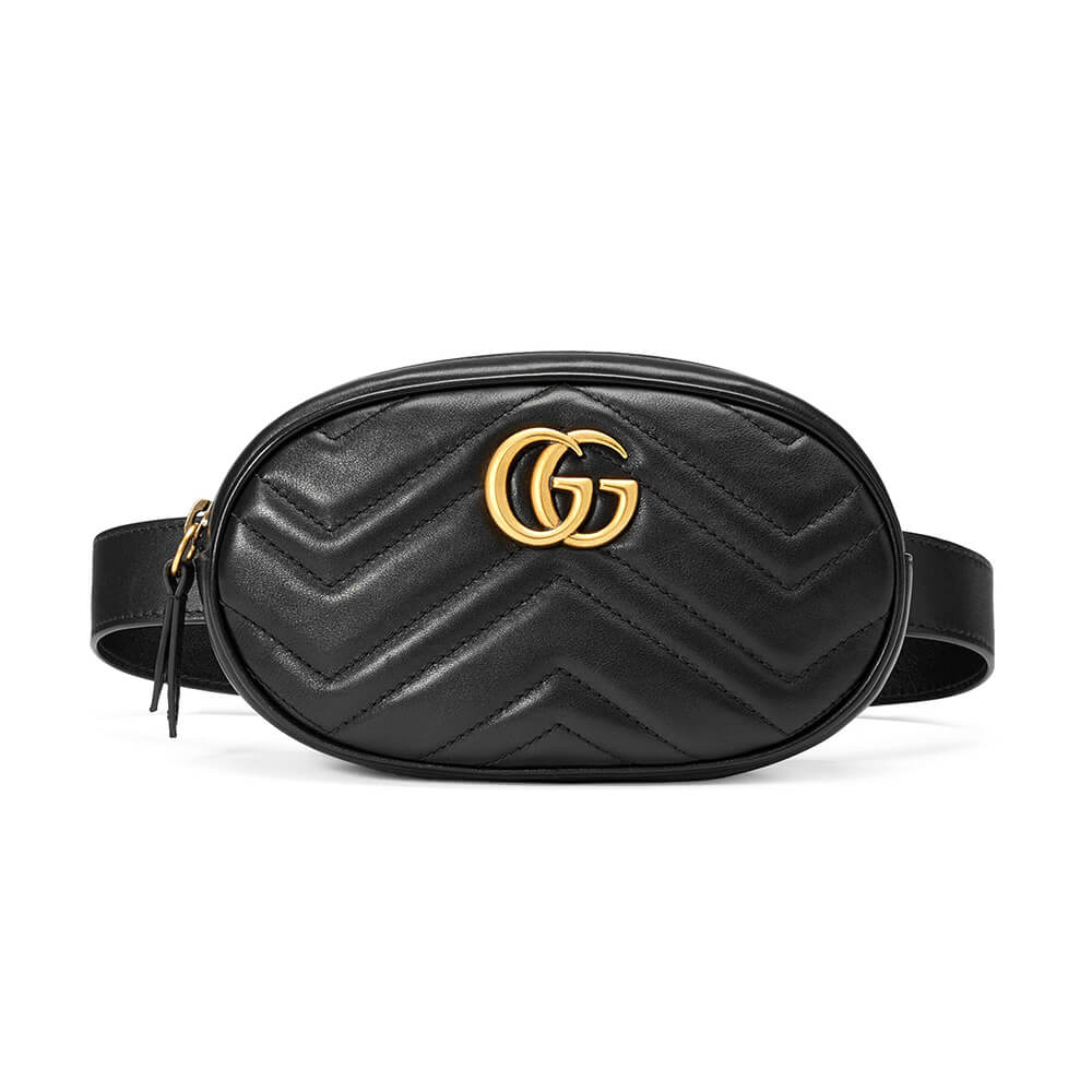 GG Marmont Quilted Leather Belt Bag 