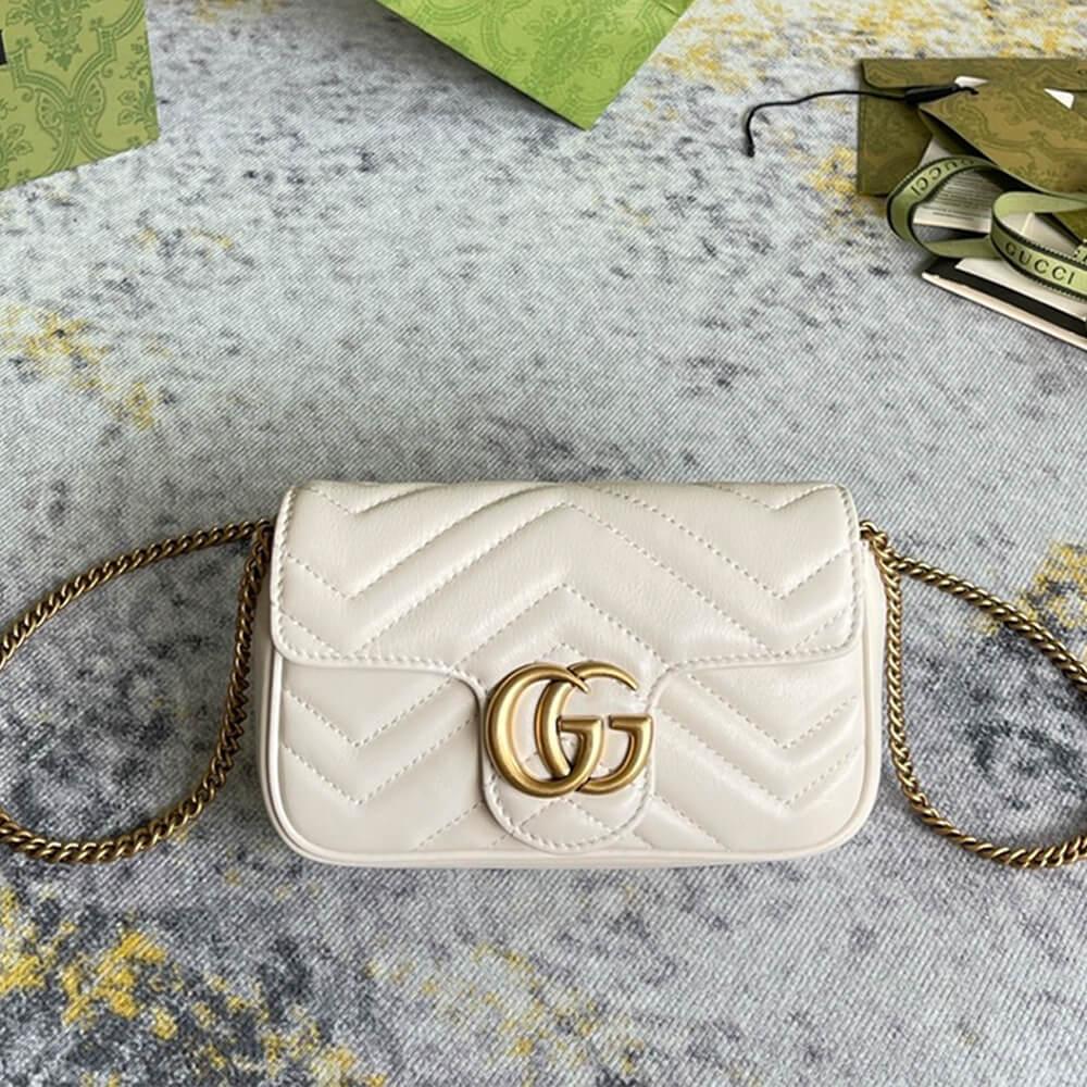 GG Marmont matelasse leather super mini bag 476433