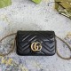 GG Marmont matelasse leather super mini bag 476433 DTDCT 1000