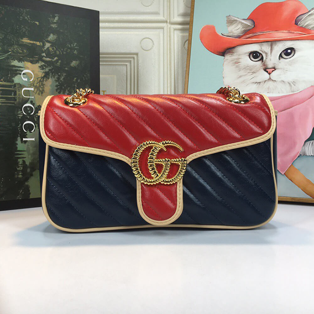 GG Marmont small matelasse shoulder bag 443497