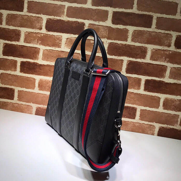 Gucci GG Black Briefcase 474135 K5RLN 1095