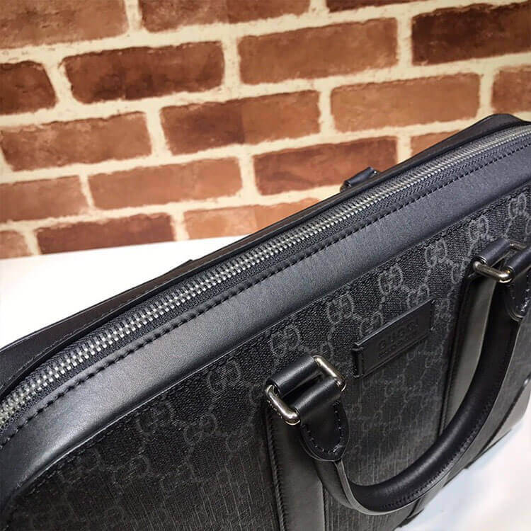 Gucci GG Black Briefcase 474135 K5RLN 1095