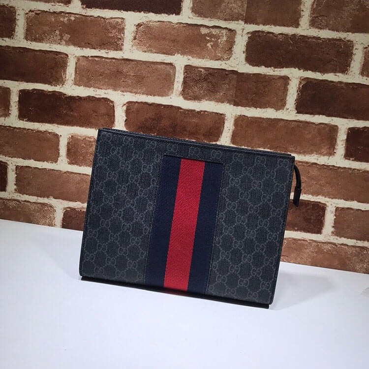 Gucci GG Black Pouch 475316 KHN4C 1095