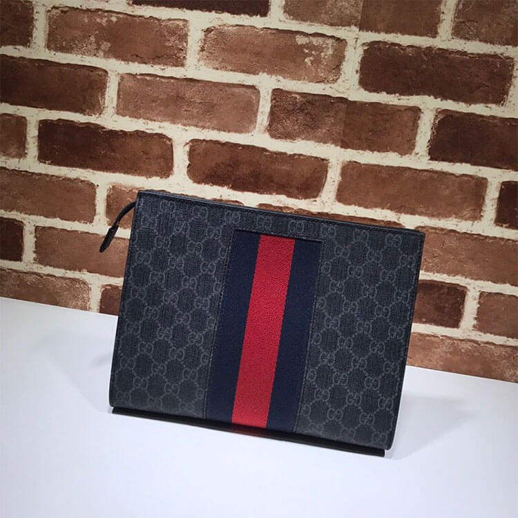 Gucci GG Black Pouch 475316 KHN4C 1095