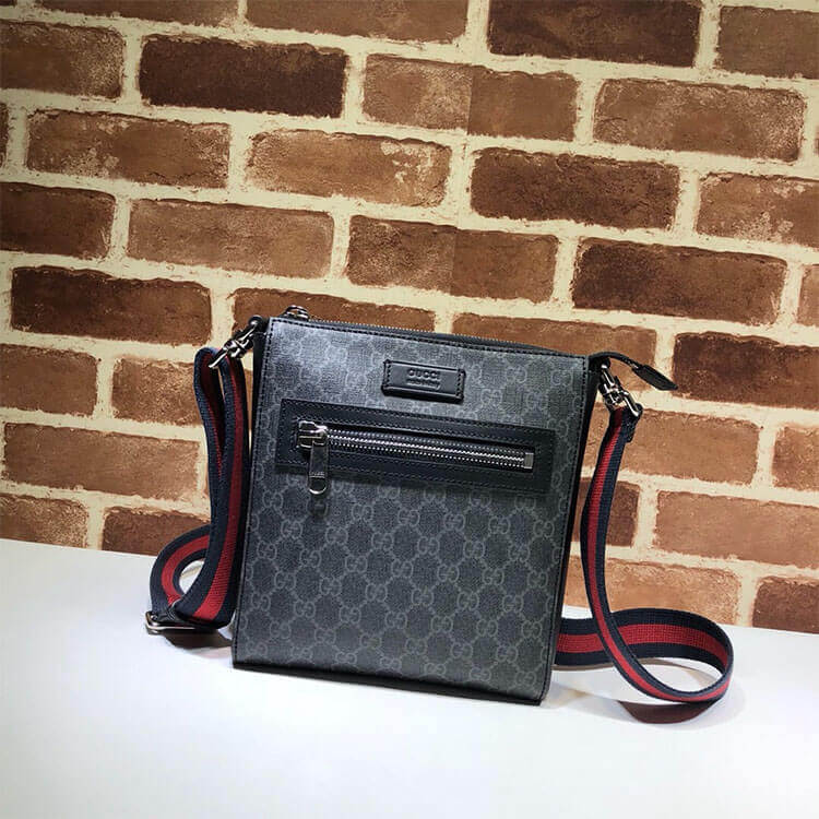 Gucci GG Black Small Messenger Bag 523599 K5RLN 1095