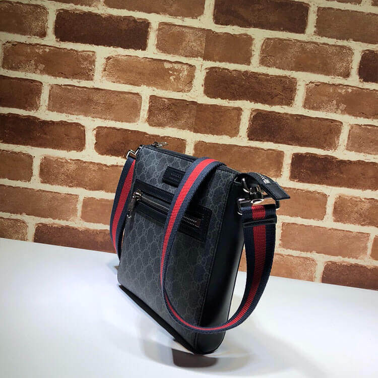 Gucci GG Black Small Messenger Bag 523599 K5RLN 1095