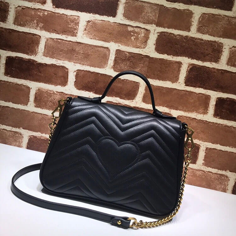 Gucci GG Marmont Small Top Handle Bag 498110 DTDIT 1000