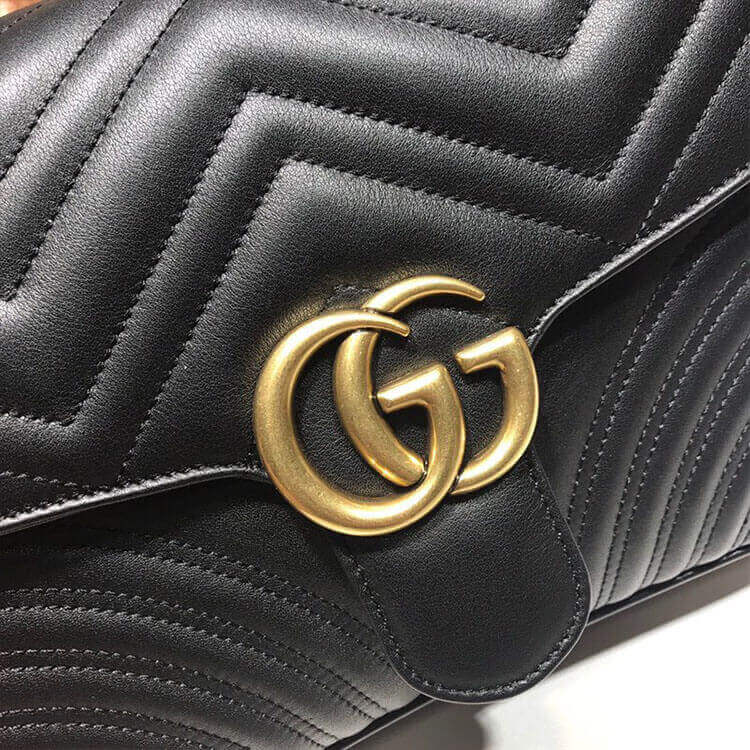 Gucci GG Marmont Small Top Handle Bag 498110 DTDIT 1000