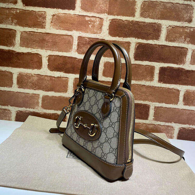 Gucci Horsebit 1955 Mini Top Handle Bag 640716 92TCG 8563