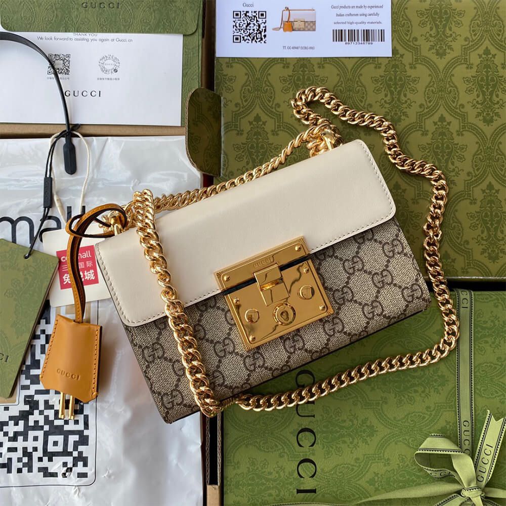 Padlock small GG shoulder bag 498156