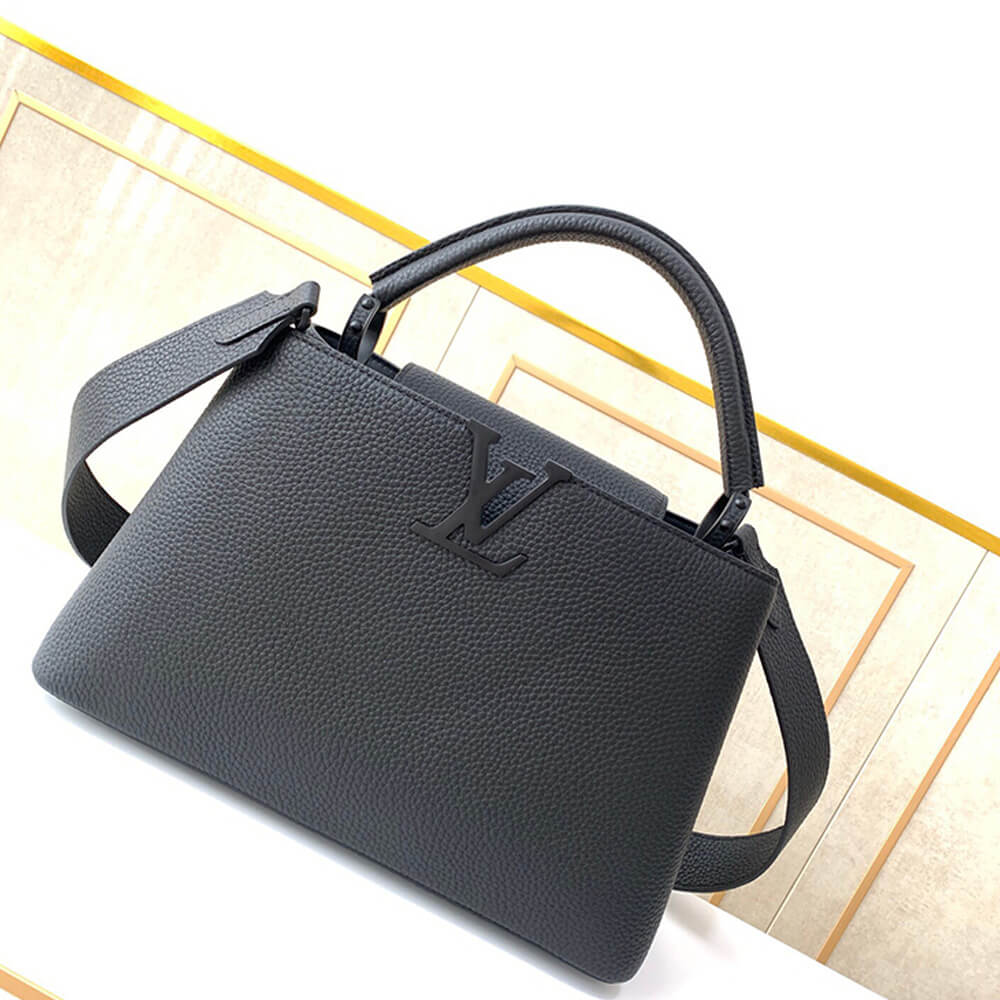 Louis Vuitton CAPUCINES MM flap inside or outside