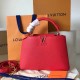 Louis Vuitton Capucines MM flap inside or outside