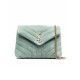 LOULOU SMALL CHAIN BAG IN “Y” QUILTED SUEDE 494699