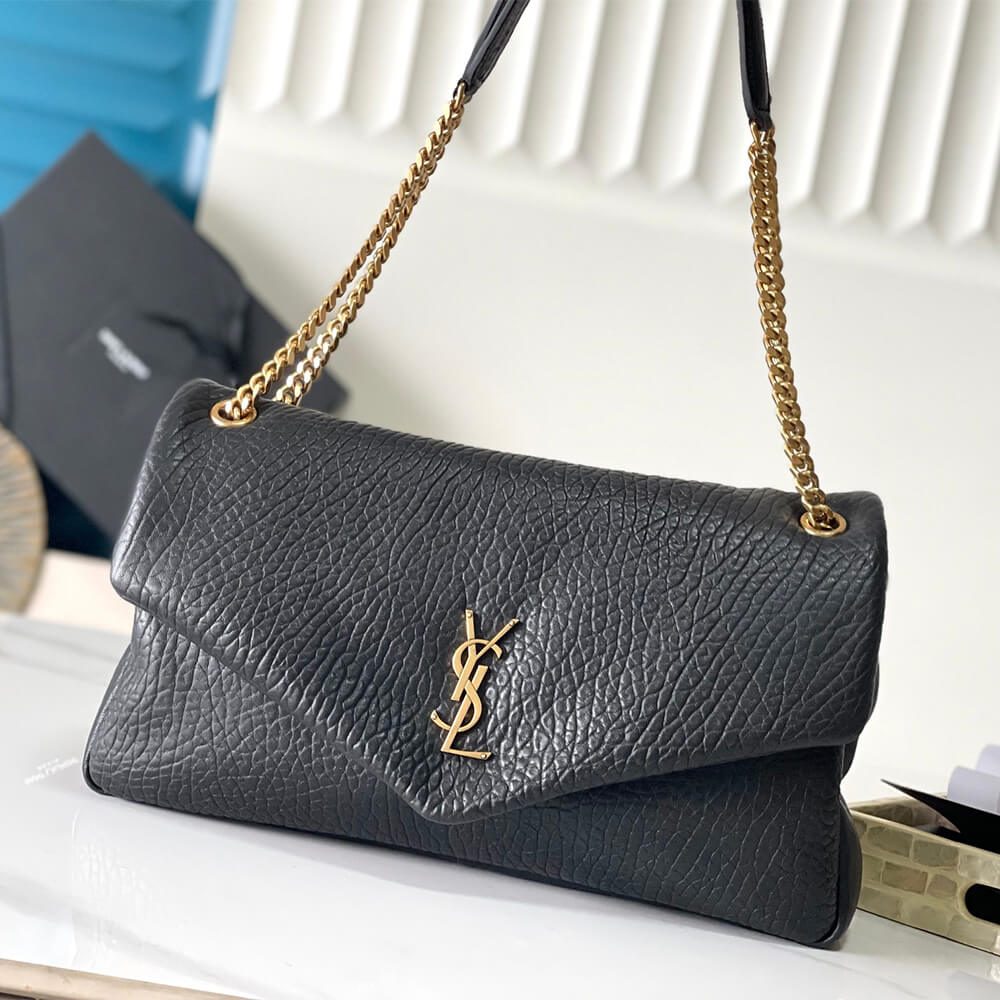 YSL CALYPSO LARGE IN GRAINED LAMBSKIN 777399