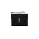 YSL CASSANDRE matelassé leather flap clutch 651030