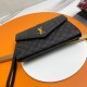 YSL CASSANDRE matelassé leather flap clutch 651030