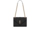 YSL ENVELOPE MEDIUM IN QUILTED GRAIN DE POUDRE EMBOSSED LEATHER 600185