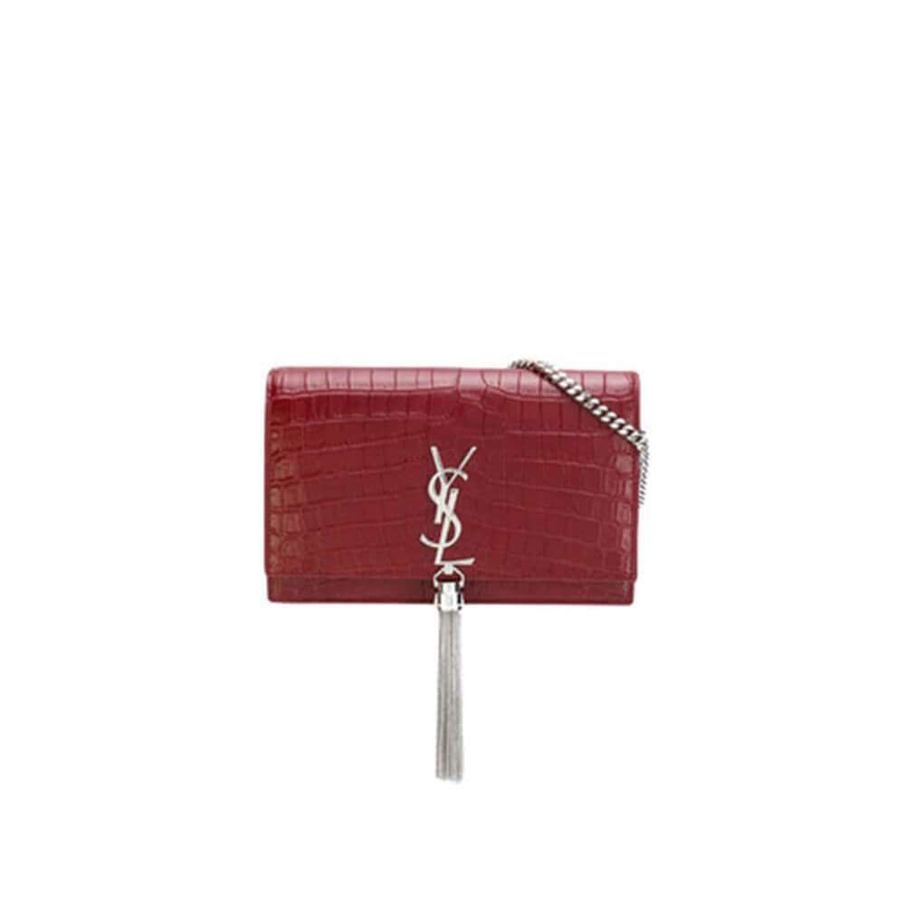 YSL KATE EMBOSSED SHOULDER BAG 469390