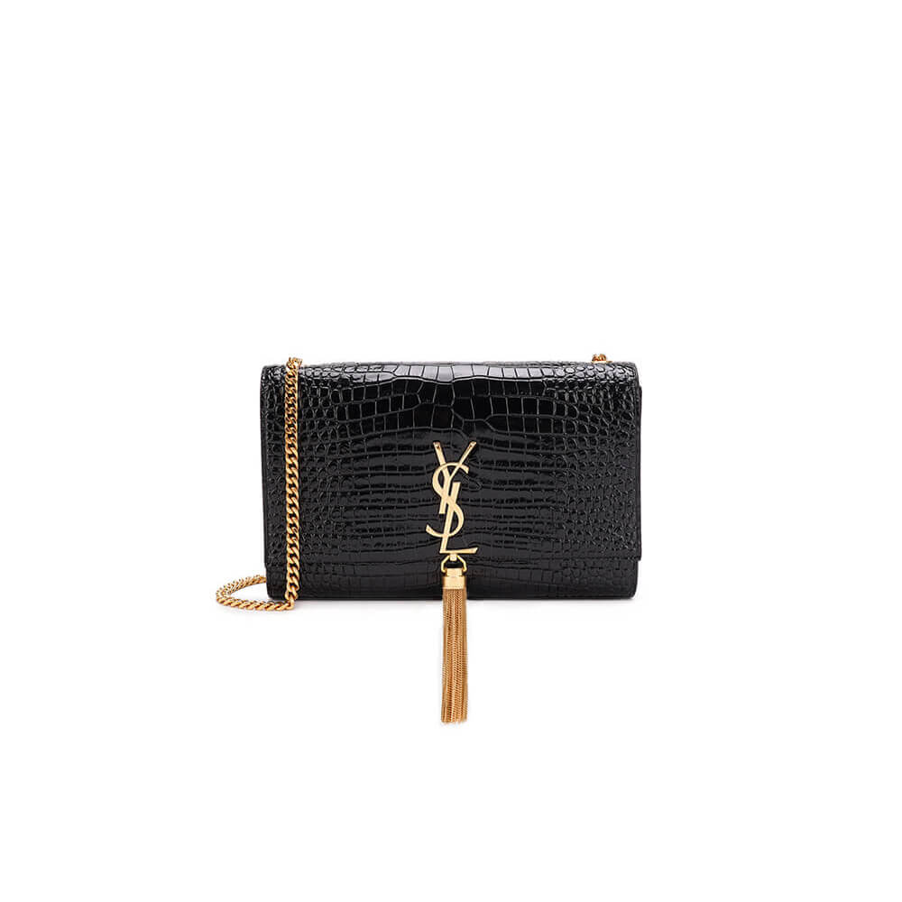 YSL KATE EMBOSSED SHOULDER BAG 469390