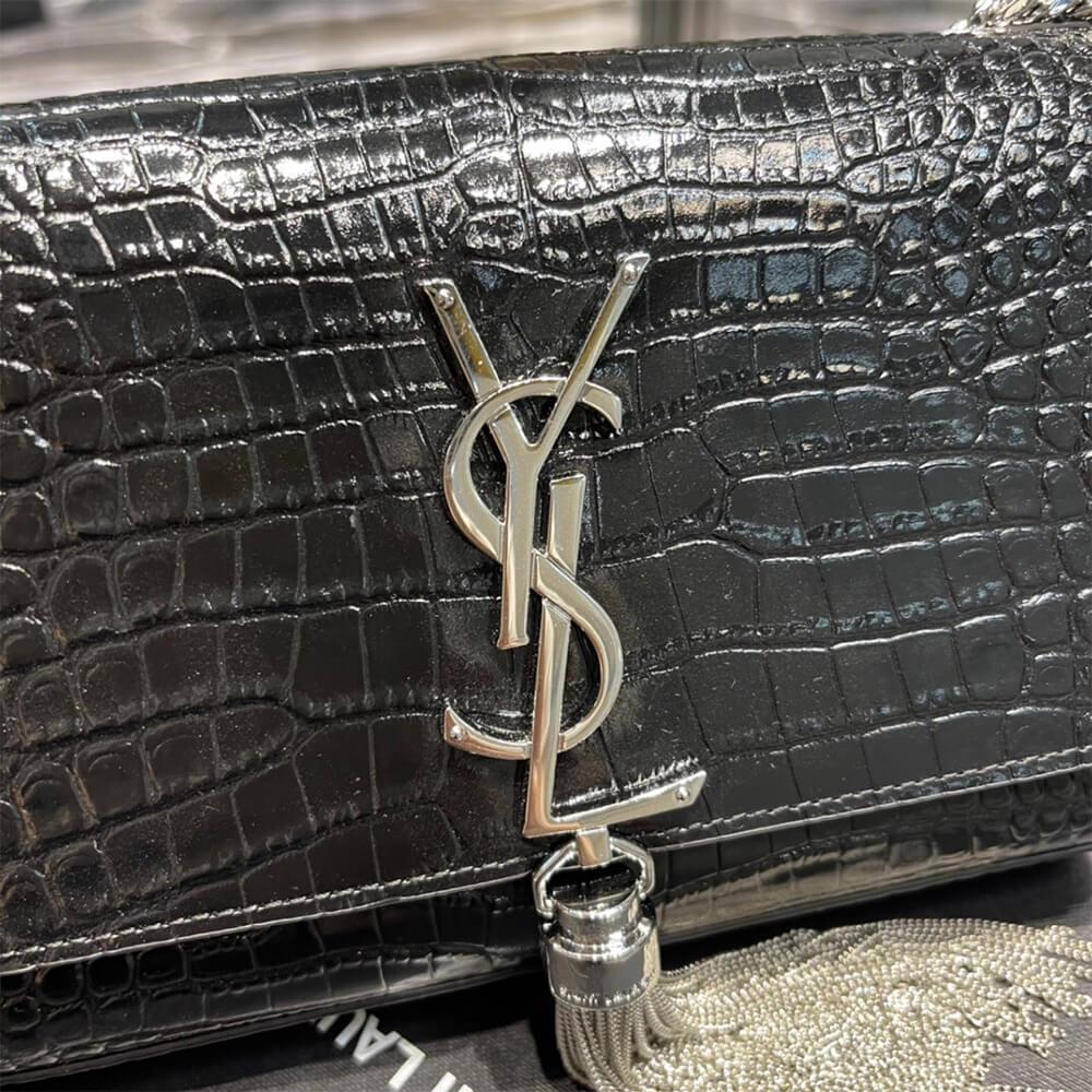 YSL KATE EMBOSSED SHOULDER BAG 469390