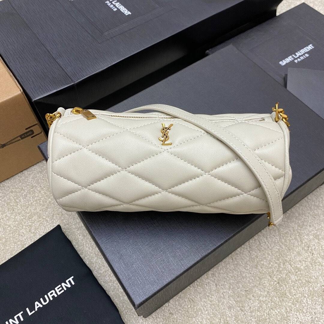 YSL SADE MINI TUBE BAG IN QUILTED LAMBSKIN 699703