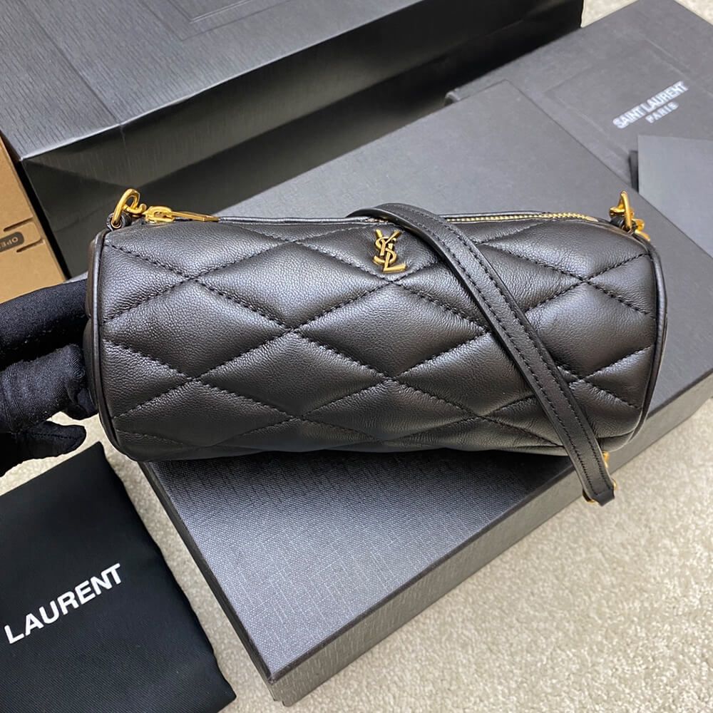 YSL SADE MINI TUBE BAG IN QUILTED LAMBSKIN 699703