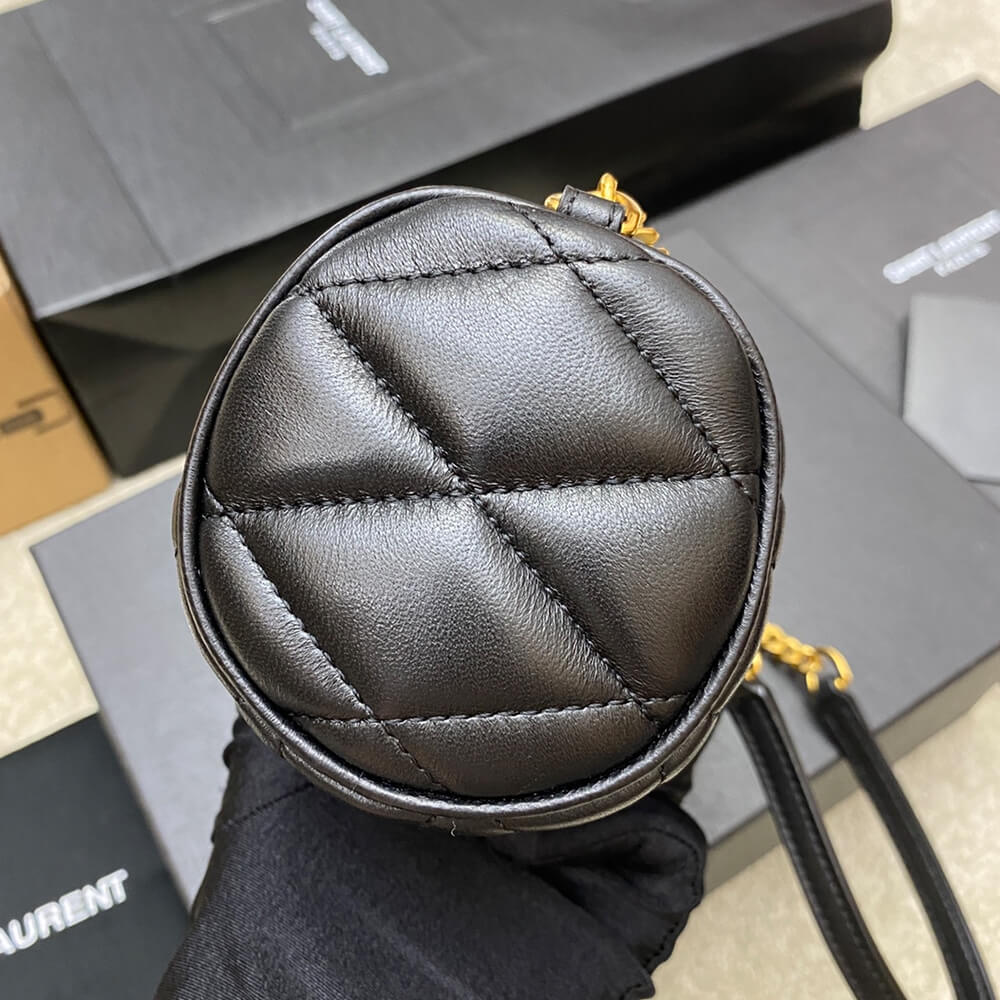 YSL SADE MINI TUBE BAG IN QUILTED LAMBSKIN 699703