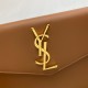 YSL UPTOWN POUCH IN GRAIN DE POUDRE EMBOSSED LEATHER 5657391GF0J2346