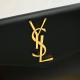 YSL UPTOWN POUCH IN GRAIN DE POUDRE EMBOSSED LEATHER 5657391GF0J1000