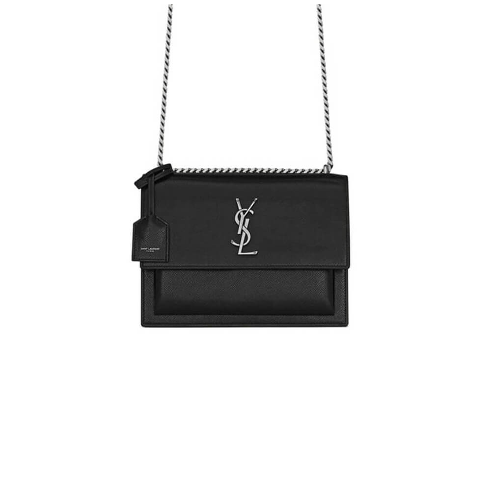 YSL sunset medium leather shoulder bag 442906